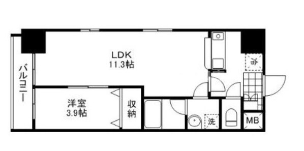 willDo岡山大供の物件間取画像